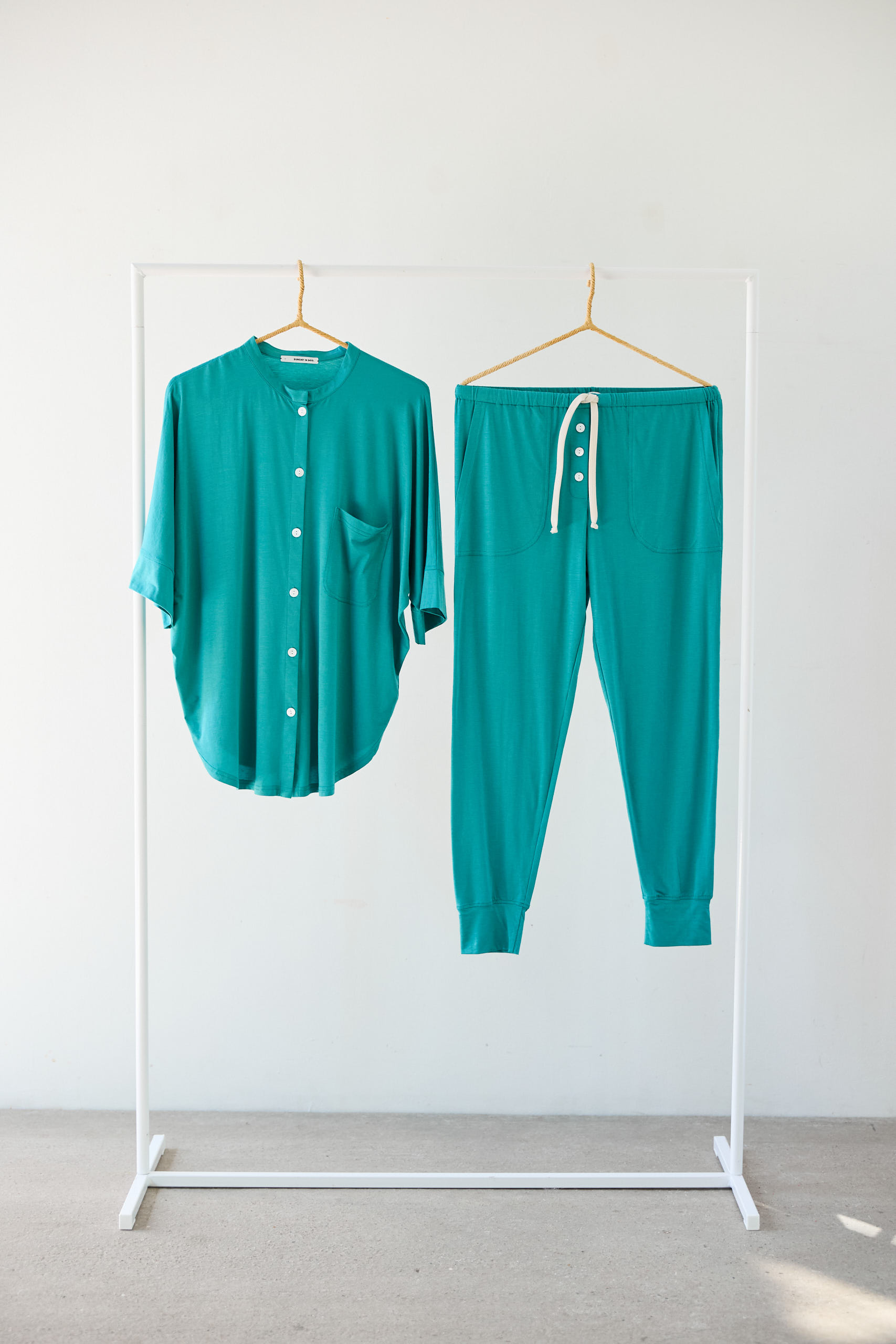 MAXI shirt JERSEY türkis 1