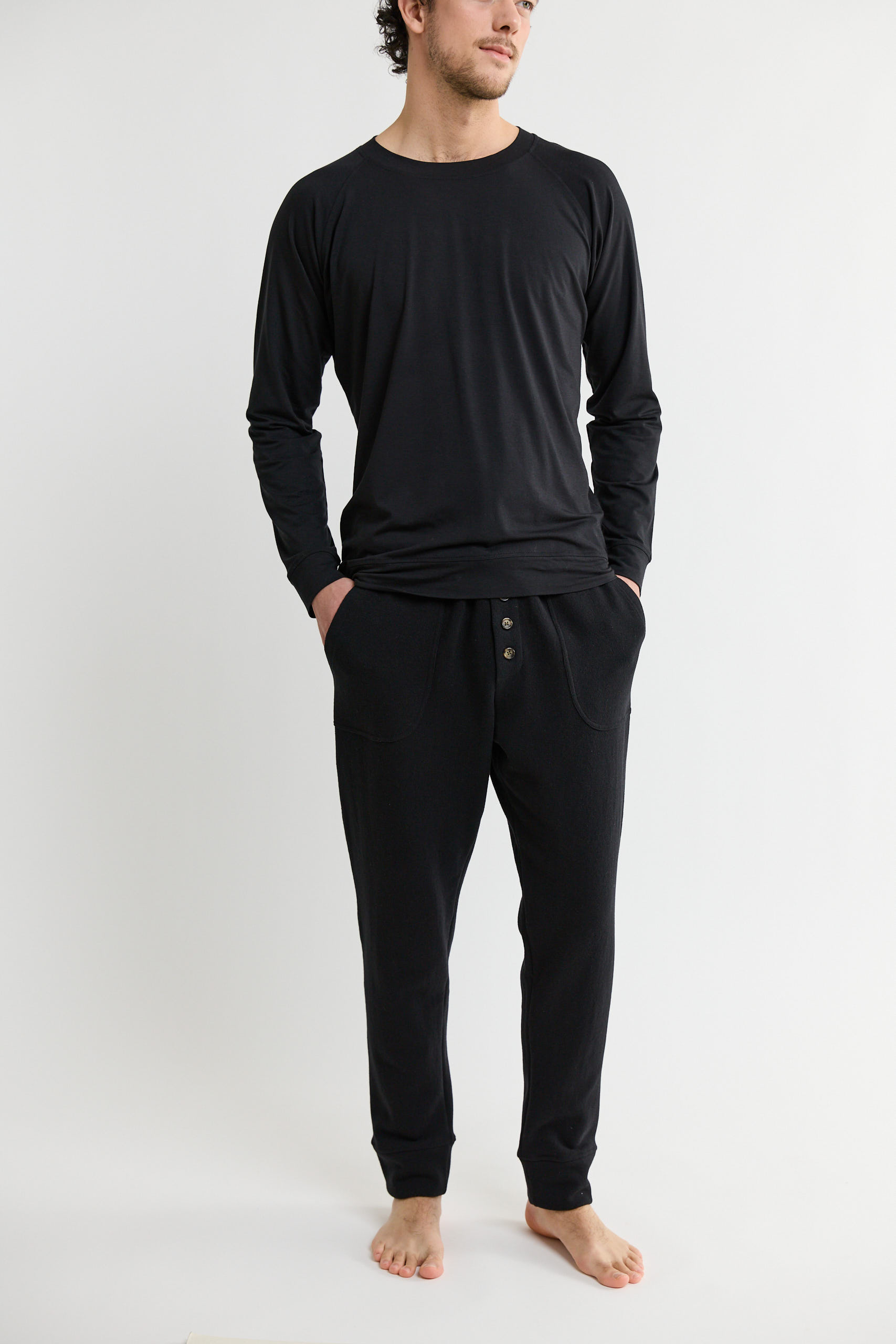 ERIC sweater JERSEY schwarz 1