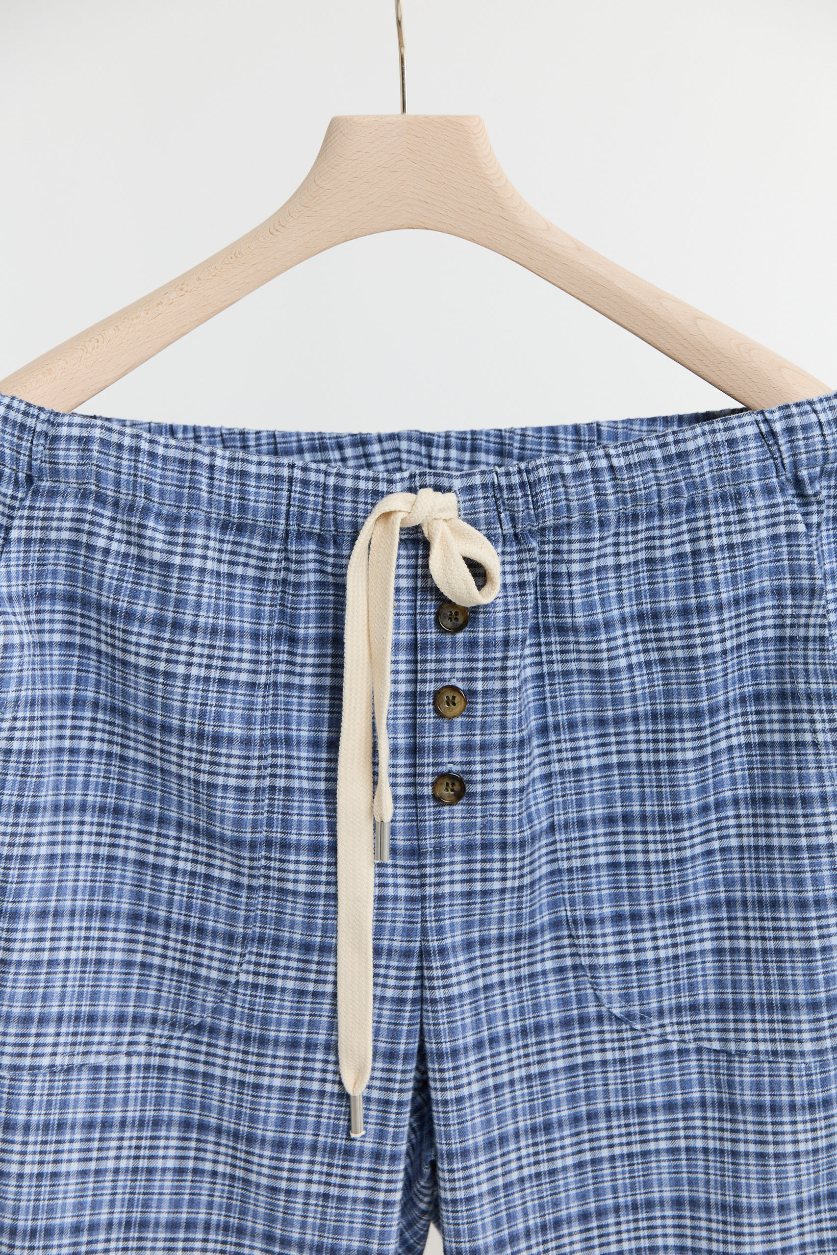 INGOLF hose FLANELL check blue 1