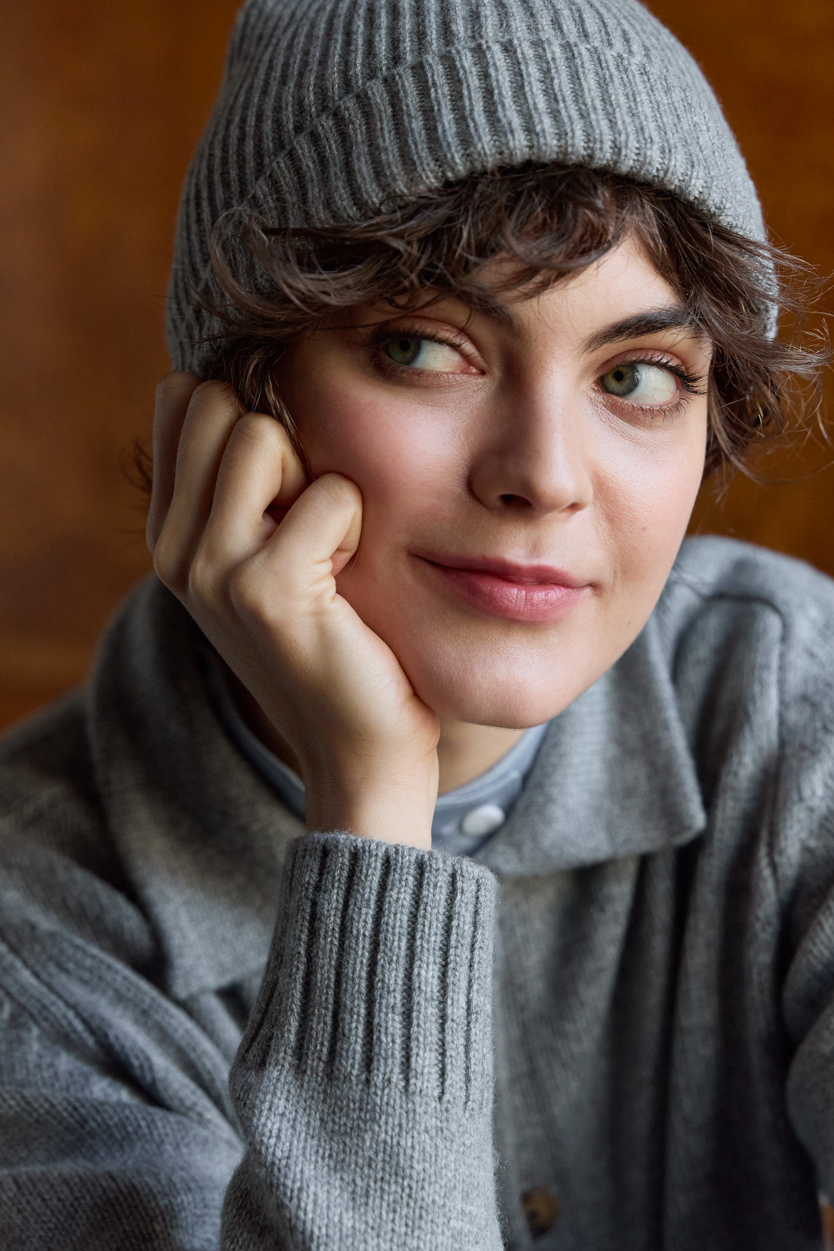 BEANIE mütze KNIT 1